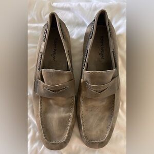 Men’s Robert Wayne Gray Loafer Suede/Soft Leather? Shoes Size 12